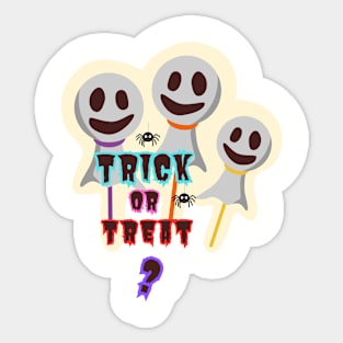 Trick or treat? Sticker